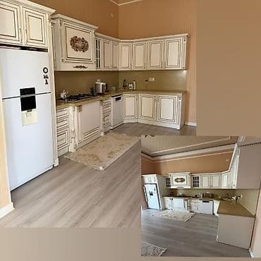 Membran mətbəx mebeli 1600₼. Ölçü 3.57/1.10. Üzərində qaz qaz — 1