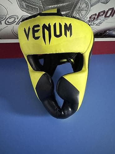 bas gitara: Venum boks/MMA qoruyucu başlıq - Brend: Venum - Rəng: sarı-qara - — 1