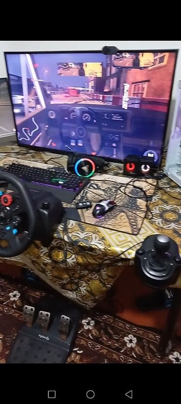 note: G29 logitech rulu ilə bir yerdə satıram manitorsuz satıram. RGB — 9