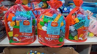 kub oyuncaq: Amic Toys konstruksiya dəsti – 92 dona - Brend: Amic Toys - Dəstdə 92 — 1