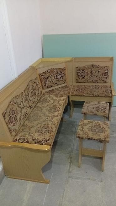 Mətbəx üçün, Künc masa, 2 stul