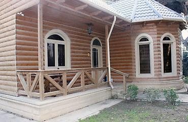 obsivka taxta: Taxta “yarım-şalban” (profil boru taxta) – ev fasadı və interyer üçün — 5