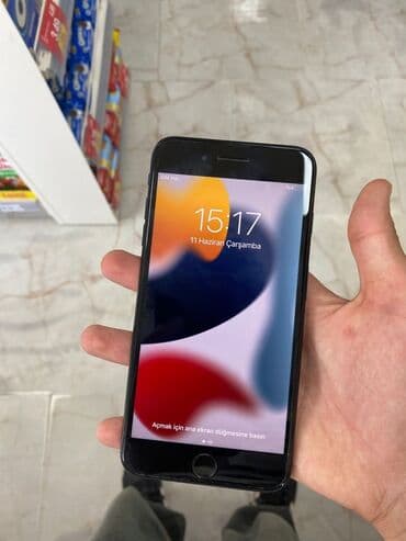ayfon qiymətləri: IPhone 7 Plus, Qara, Barmaq izi — 1