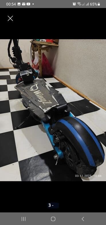 samokat arenda: Elektrik skuteri – Wingz Xüsusiyyətlər: - Güclü ön/alt LED işıqlar və — 8