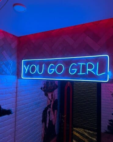 Konteynerlər: Neon yazıların istəyə görə hazırlanması. İstənilən formada ölçüdə — 1