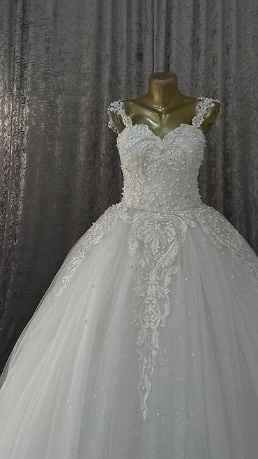 yeni toy paltarları: Zərif gəlinlik və ziyafət libasları kolleksiyası - Ağ gəlinlik — 2