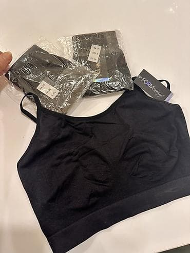 FORMeasy bralet – qara rəng, nazik və elastik askılarla. Sıxsız
