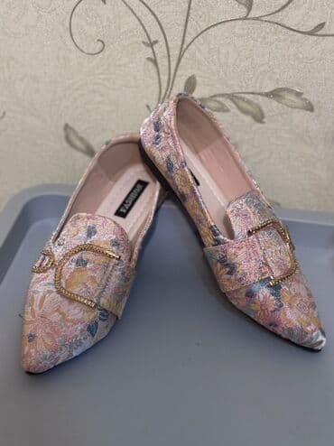 mavi mokasinlər: Zərif qadın loafersləri/ yenidir geyinilmeyib qıymet son - Model — 1