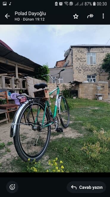 qiz ucun velosiped: İşlənmiş BMX velosipedi Stels, 28", sürətlərin sayı: 1, Ödənişli çatdırılma — 13