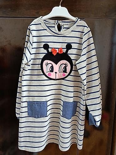 uşaqlar üçün yemək masası: Uşaq paltarı – Deno Kids, 5 yaş - Model: Zolaqlı uzunqollu — 3