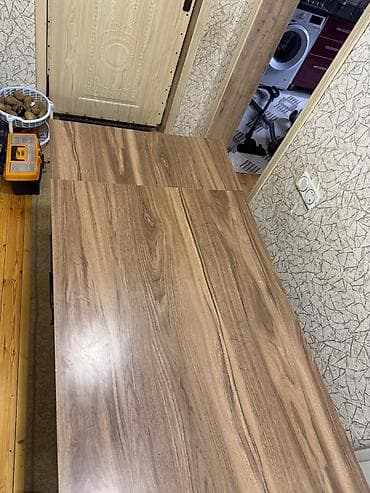 Mətbəx masası, İşlənmiş, Açılmayan, Laminat, Dördbucaq masa