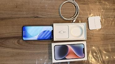 Компьютеры, ноутбуки и планшеты: IPhone 14, Голубой, Face ID — 3