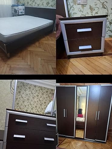 termo tumba: İkinəfərlik çarpayı, Dolab, Termo, Tumba, İşlənmiş — 1