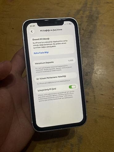 i̇phon: IPhone 11, 64 GB, Ağ, Simsiz şarj, Face ID — 5