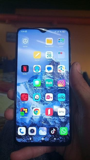 20 manata telfon: Redmi Note 8 Pro, 64 GB, rəng - Mavi, Qırıq — 1