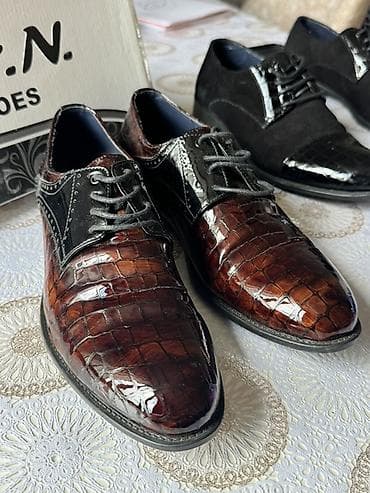 Мужская обувь: Kişi klassik ayaqqabısı – S.H.N. Shoes cəmi 2 dəfə geyinilib. - — 2