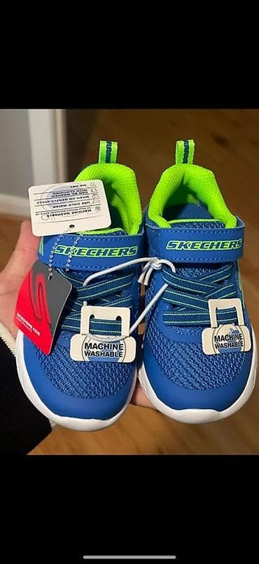 Rəng - Mavi Krossovkalar, Skechers, Ölçü: 23, Uniseks