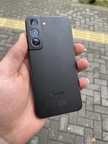 s 22 ikinci el: Samsung Galaxy S22, 128 GB, rəng - Qara, Barmaq izi, Face ID — 1