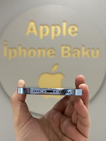 ikinci el 14 pro max: IPhone 13 Pro Max, 256 GB, Sierra Blue, Zəmanət, Simsiz şarj, Face ID — 5