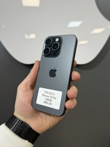 iphone 15 plus ikinci el: IPhone 15 Pro, 128 GB, Space Gray, Face ID — 2