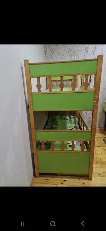 2 ci el stol: İşlənmiş, İkinəfərlik çarpayı, Bazasız, Matras ilə, Siyirməli, Türkiyə — 5