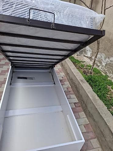 Çarpayılar: Yeni, Təknəfərlik çarpayı, Bazalı, Matras ilə, Siyirməsiz, Azərbaycan — 4