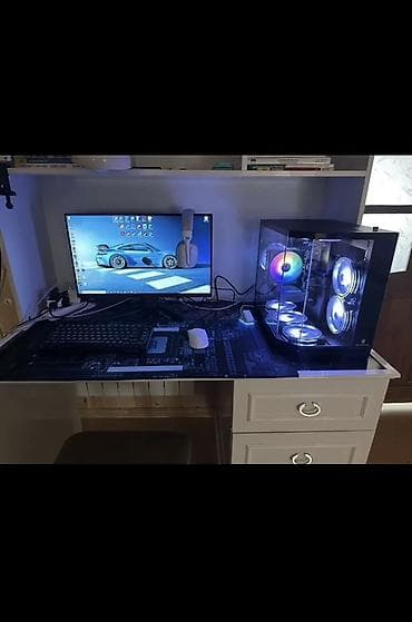 Комплектующие для ПК и ноутбуков: Güclü oyun/ofis stolüstü kompüter komplekti - Sistem bloku: Şüşə — 1