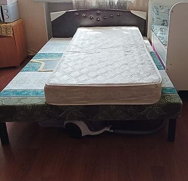 İşlənmiş, İkinəfərlik çarpayı, Bazasız, Matras ilə, Siyirməsiz — 3