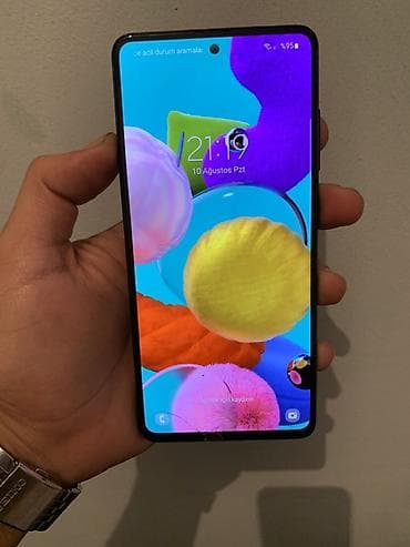 apple iphone 3g: Samsung Galaxy A51, 64 GB, rəng - Qara, Qırıq — 2
