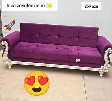 koja divanlar: Divan, Açılmayan, Bazasız, Vеlur parça, Çatdırılma yoxdur — 1