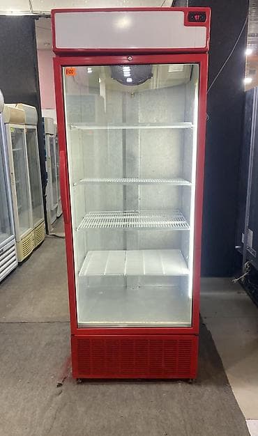 Ticarət vitrini tipli soyuducu vitrin - Şaquli tip, şüşə ön qapı və