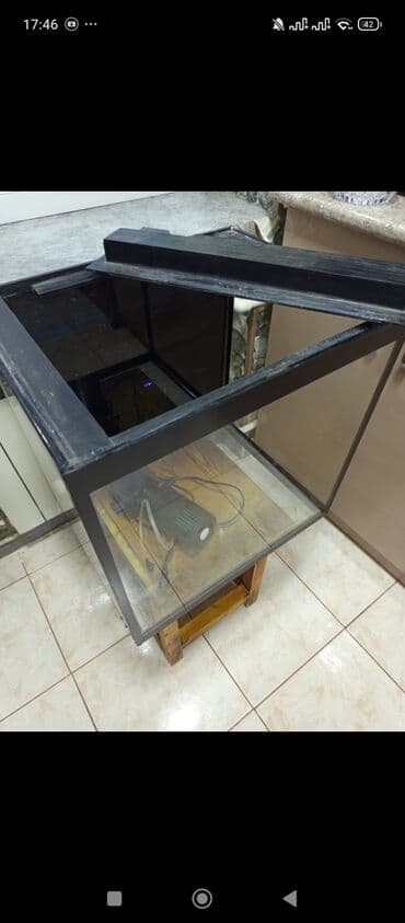 filtir: Dördbucaq akvarium, Boş, 70 l, Ünvandan götürmə — 4