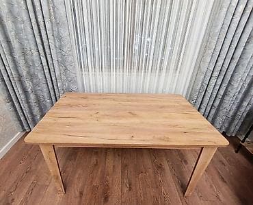 Qonaq masası, Yeni, Açılmayan, Taxta, Dördbucaq masa