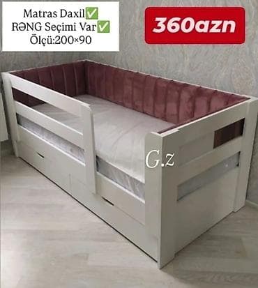Oğlan və qız üçün, Yeni, Çarpayı, Bazasız, Matras ilə, Siyirməli