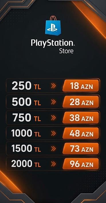 iphone 5: PlayStation Store üçün PS Gift Card (TR/Am/İndia və s.regionları) — 1