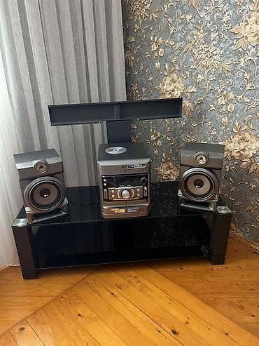 Kompakt musiqi mərkəzi – stereo sistem - 1 əsas blok və 2 akustik
