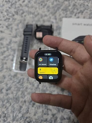 Zərgərlik əşyaları: Smart saat, Sensor ekran, rəng - Qara — 6