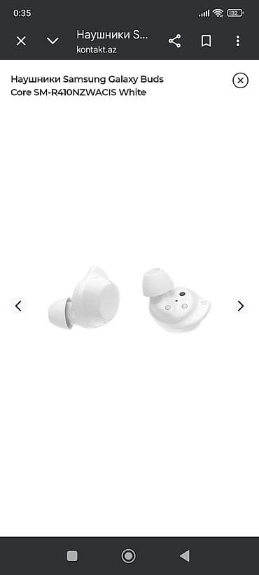 Ноутбуки: Samsung Galaxy Buds Core SM‑R410NZWACIS (White) - Rəng: ağ - — 5