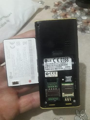 siemens euroset 1009: LG Aka, 4 GB, rəng - Qara, Düyməli — 5