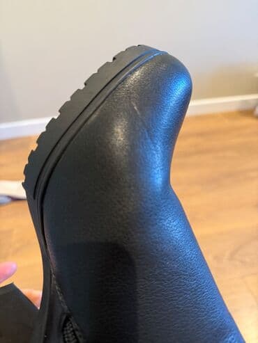 sapaskiler: Çəkmə, Ölçü: 38, rəng - Qara, Yeni — 3