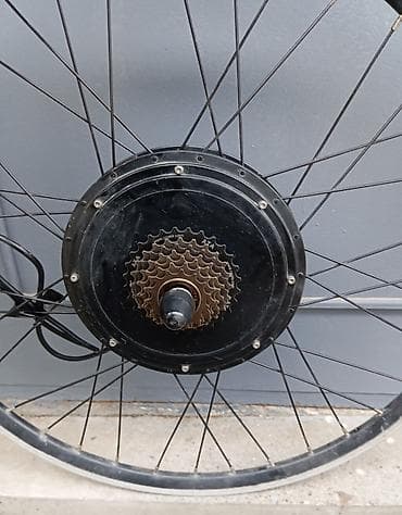 Elektrikli velosiped üçün mühərrik.İşlənmişdi təzə deyil.Mühərrikin