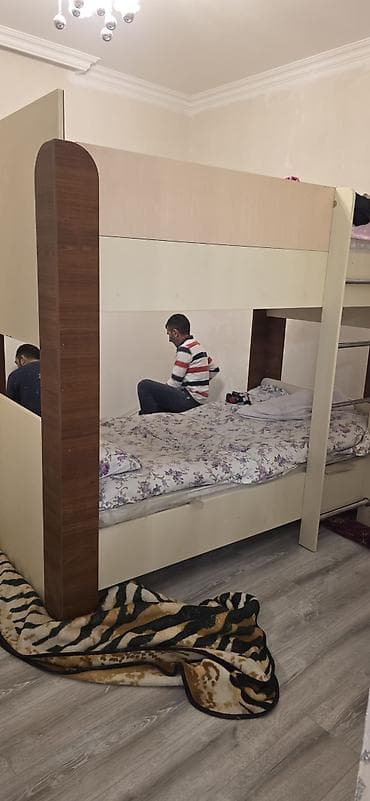 sederek stol stul: Oğlan və qız üçün, 2 təknəfərlik çarpayı, Komod — 1