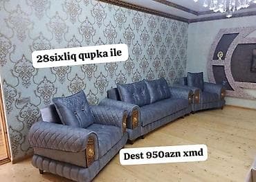 qedimi divan: Klassik üslubda yumşaq mebel dəsti. Tərkib: - 1 ədəd iri divan - 2 — 1
