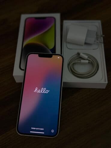 şteker: IPhone 14, 128 GB, Ağ, Face ID — 6