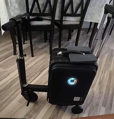 scooter icaresi: Elektrikli skuter‑çemodan (rideable luggage) - 2‑i 1‑də dizayn — 3
