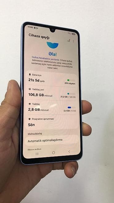 telf: Samsung Galaxy A33 5G, 128 GB, rəng - Mavi, İki sim kartlı — 3