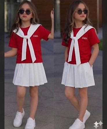мини: Uşaqlar üçün dəst – ZARA loqolu Tərkib və dizayn: - Yuxarı: qısaqol — 1