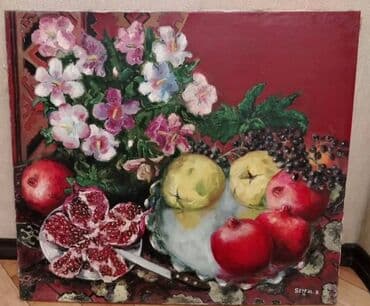 nar şəkli: Rəssamlıq əsərləri dəsti – yağlı boya tablolar - Mövzu və üslub — 6