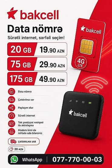 router modem: Nömrə: ( 077 ) ( 777700003 ), Yeni — 1