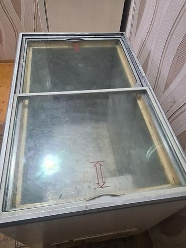 Sürgülü şüşə qapaqlı dondurma/şok dondurucu vitrini - Tip: Üstü şüşə